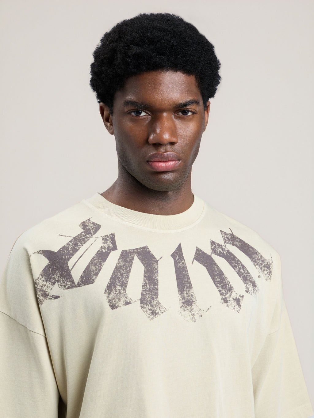 Big Neck Logo Loose T-Shirt