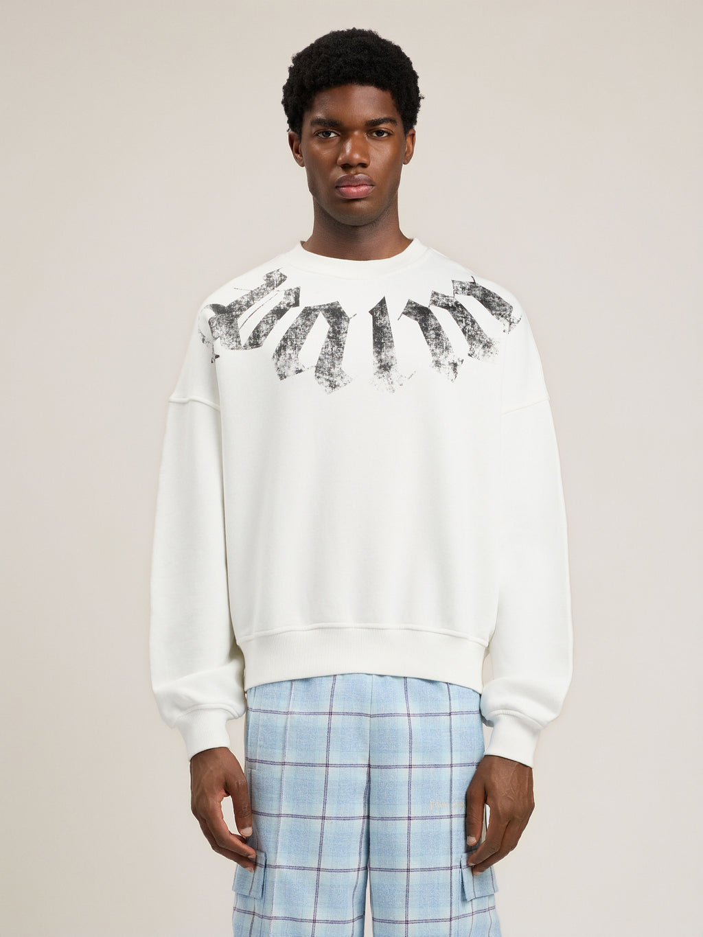 Big Neck Logo Loose Sweatshirt
