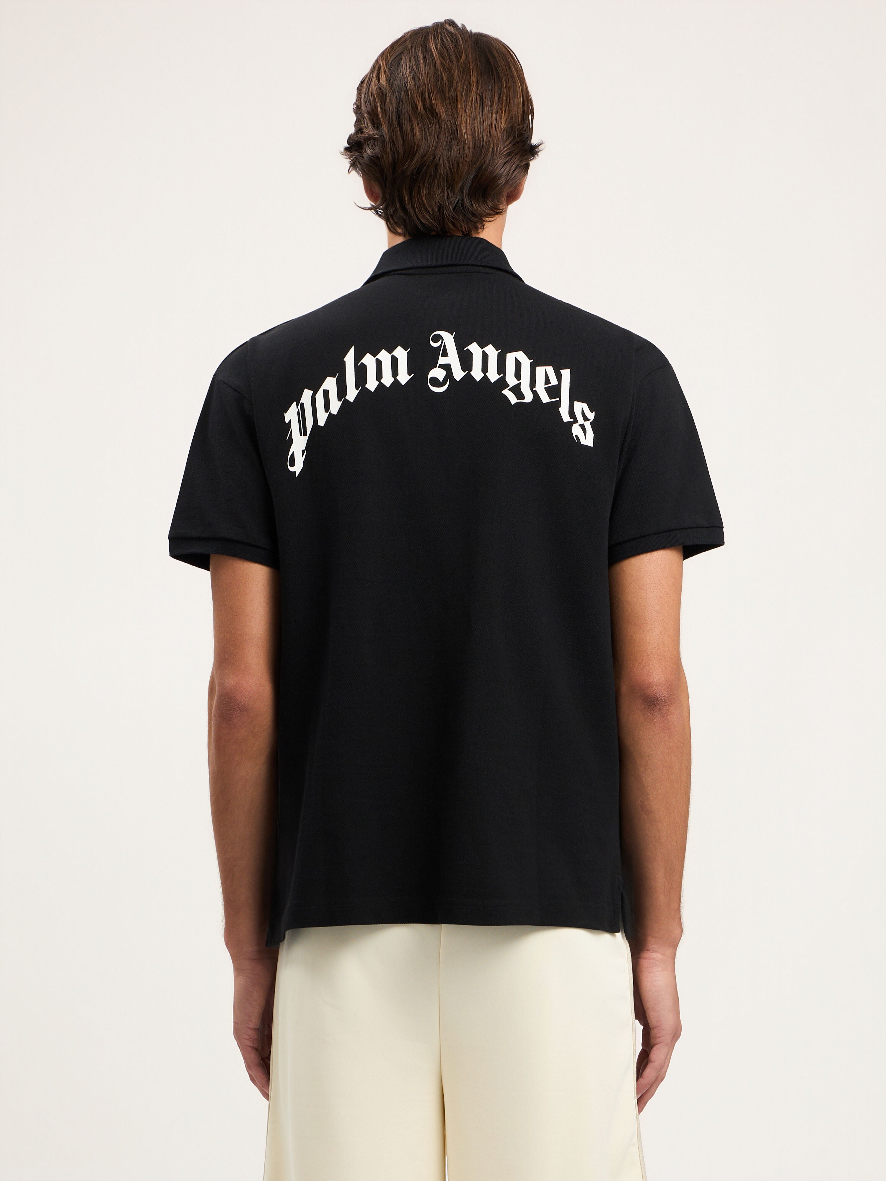 Curved Logo Polo Shirt